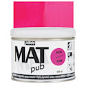 Pebeo Mat Pub Acrylic Paint - Fluorescent Pink, 500 ml