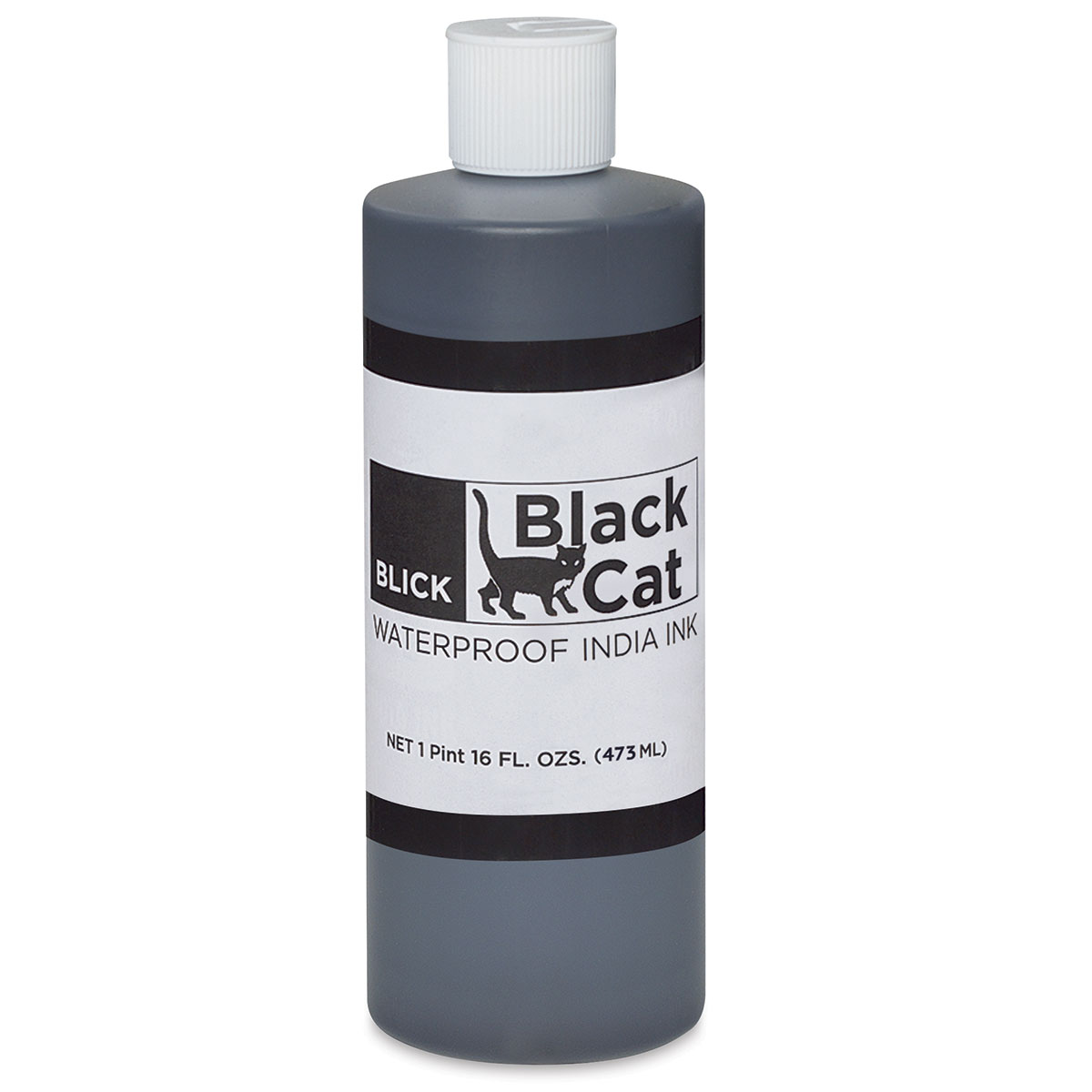 Blick Black Cat Waterproof India Ink - 3 oz