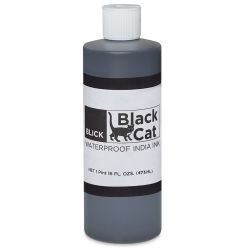 Blick Black Cat Waterproof India Ink - Pint