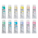 Holbein Acrylic Gouache - Set of 12, Pastel Colors, 20 ml Tubes
