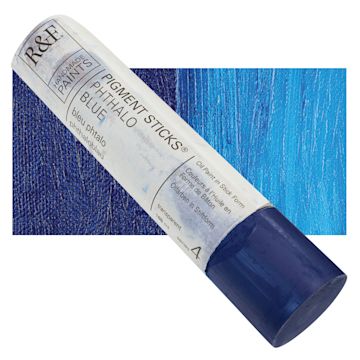 Open in modal - R&F Pigment Stick - Phthalo Blue, 188 ml stick and swatch