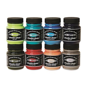 Open in modal - Jacquard Neopaque Acrylic Paint - Sneaker Series, Set of 8, 2.25 oz, Jars