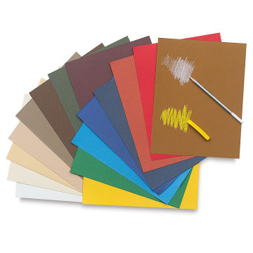 Canson Mi-Teintes Art Paper Sheets, various colors, fanned out
