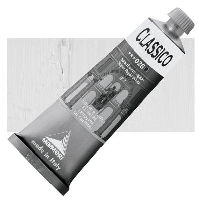 Maimeri Classico Oil Color - Super Rapid White, 60 ml tube