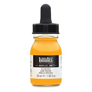 Open in modal - Liquitex Professional Acrylic Ink - 30 ml, Yellow Deep