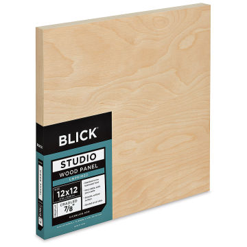 Blick Studio Artists' Wood Panels - Gallery Cradle, 12" x 12", 1-1/2" Cradle