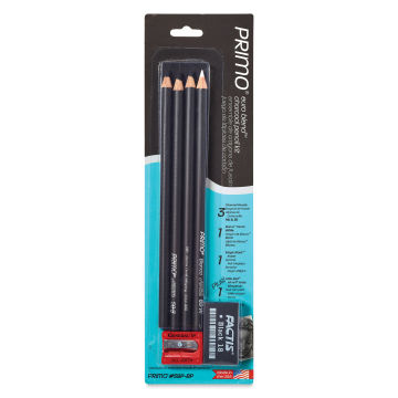 General's Primo Euro Blend Charcoal - Pencils Set, front of the packaging