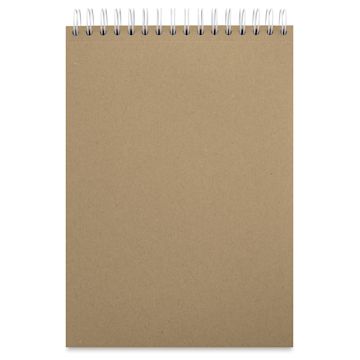 Open in modal - SMLT Art Natural Brown Wirebound Sketch Pad - 8-1/4" x 11-3/4", 80 Sheets (sample of paper)