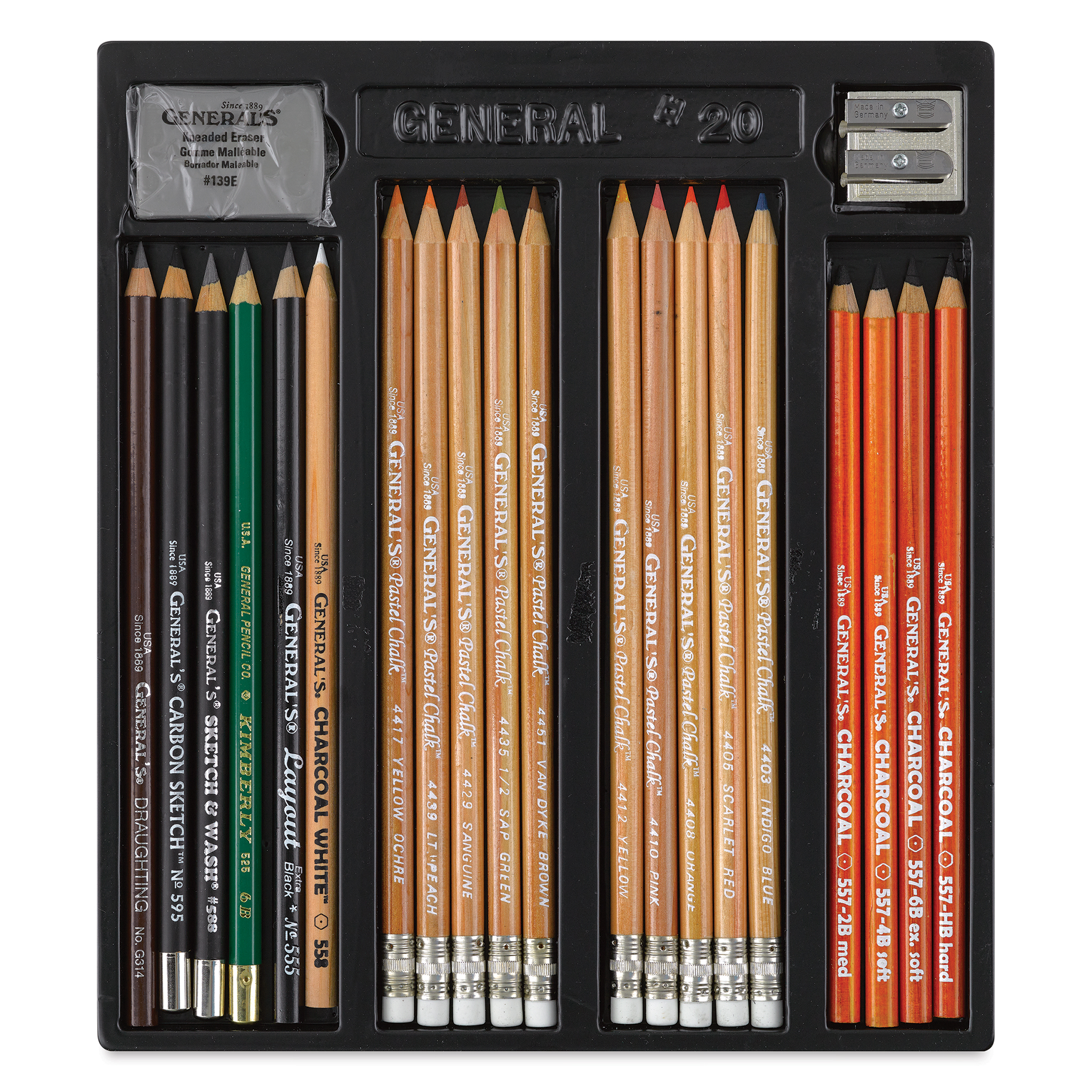 General's Drawing Class Essential Tools Kit - 13 count