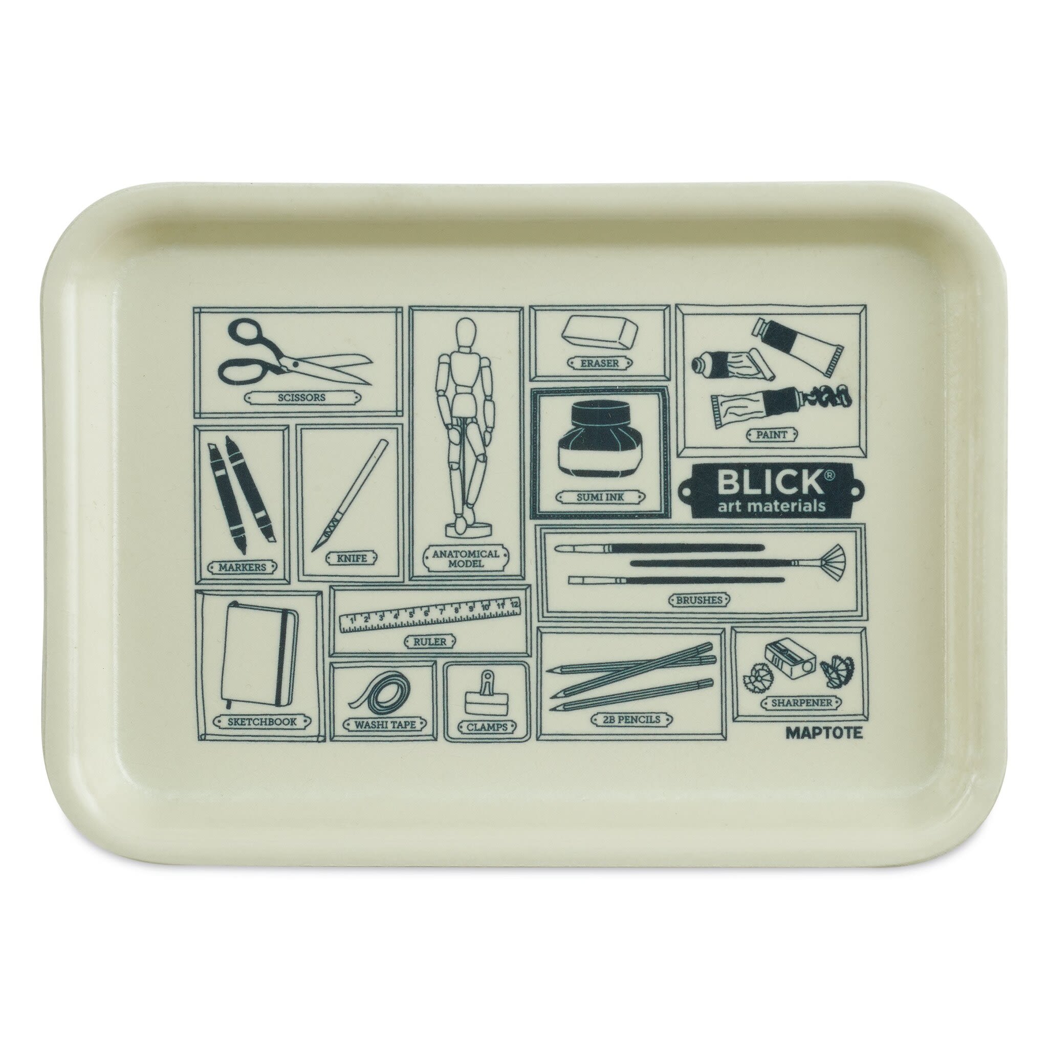 Blick Small Tray, from above