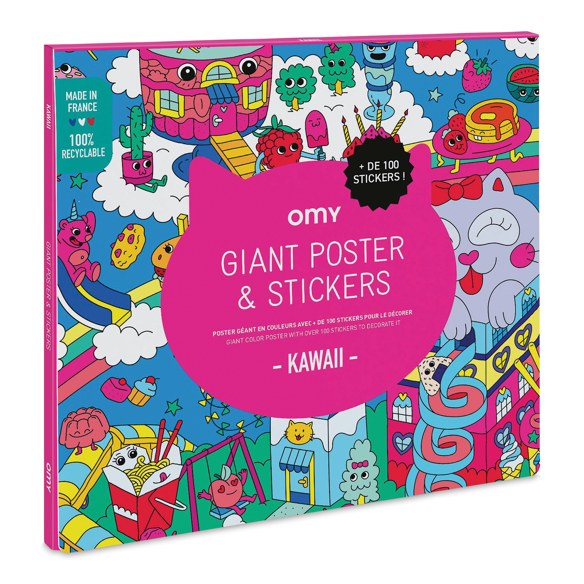 OMY Poster Géant et Stickers Home - Omy