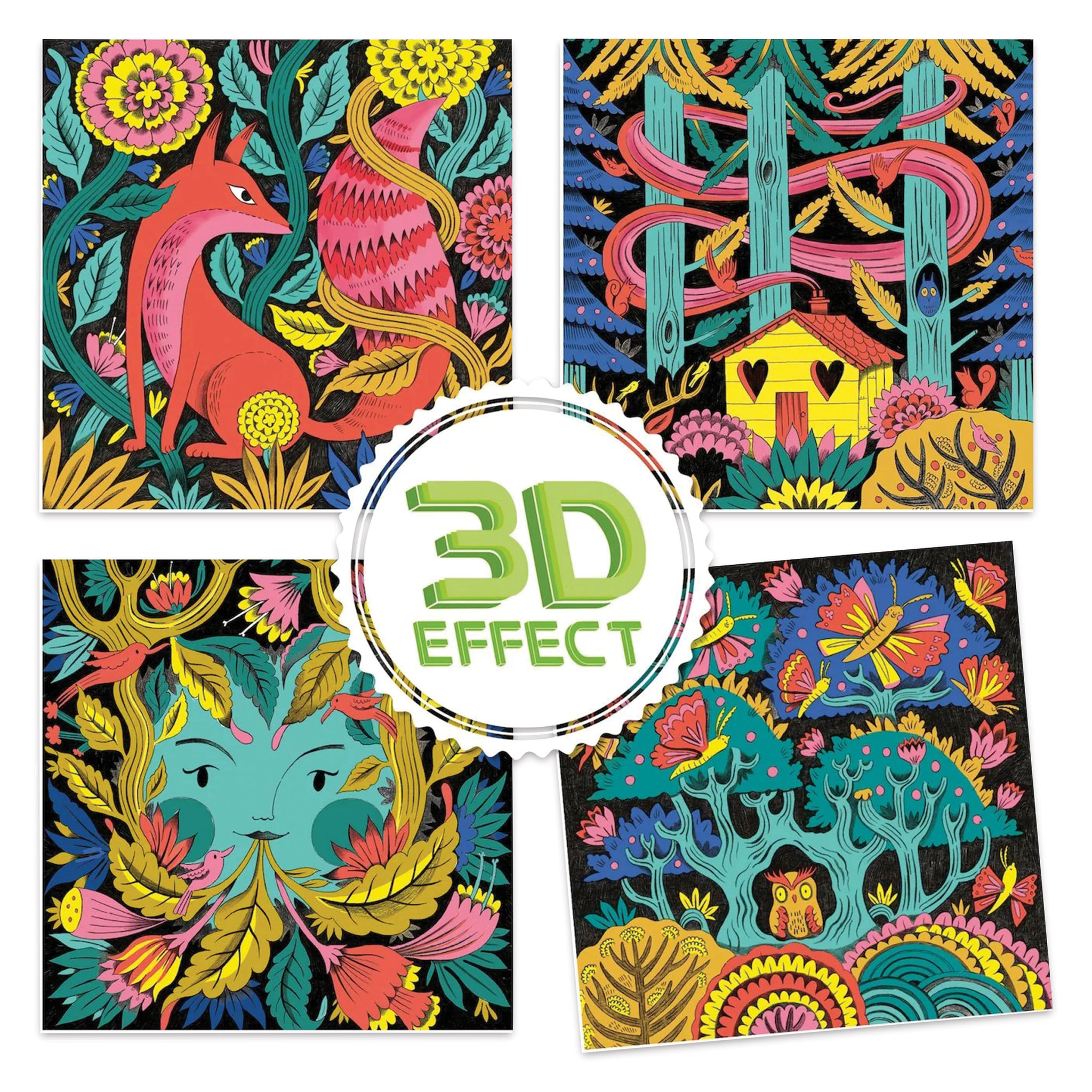 Djeco Le Grand Artist 3D Coloring Kits