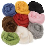 Clover Natural Wool Roving