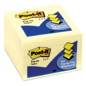 Post-it Pop-Up Notes - Canary Yellow, Pkg of 5