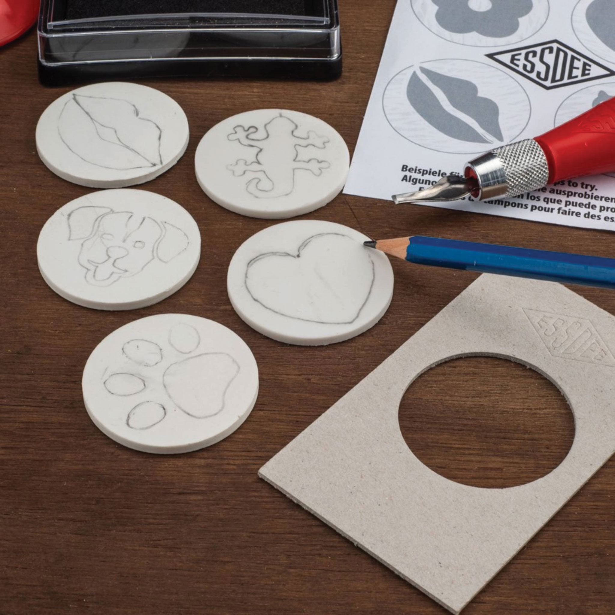 Rubber Stamp Carving Kit  Salt & Paper – Salt and Paper
