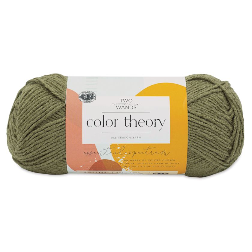Lion brand color theory yarn caper blick art materials
