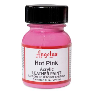 Open in modal - Angelus Acrylic Leather Paint - Hot Pink, 1 oz