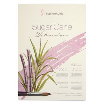 Open in modal - Hahnemühle Sugar Cane Watercolor Block - 11.7" x 16.5", front cover