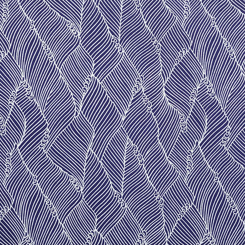 Aitoh Japanese Decorative Paper Wave, Blue, 211/2" x 311/2" BLICK