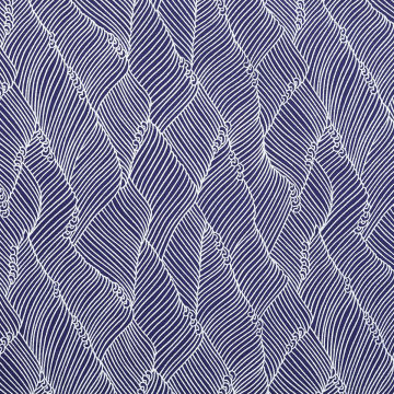 Aitoh Japanese Decorative Paper - Wave, Blue, 21-1/2