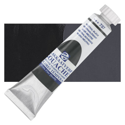 Royal Talens Gouache - Neutral Black, 20 ml tube