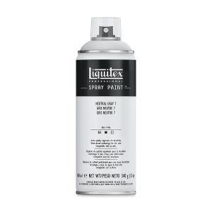 Liquitex Professional Spray Paint - Neutral Gray 7, 400 ml can