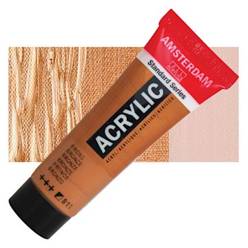 Open in modal - Amsterdam Standard Series Acrylic - Bronze, 20 ml Tube and swatch