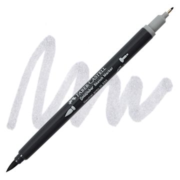 Open in modal - Faber-Castell Goldfaber Sketch Dual-Tip Marker - 333 Neutral Grey III, swatch and marker