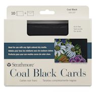 Strathmore Artagain Coal Black Cards and Envelopes