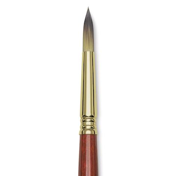Open in modal - Blick Master Short Handle Synthetic Brush - Round, Size 10, close-up