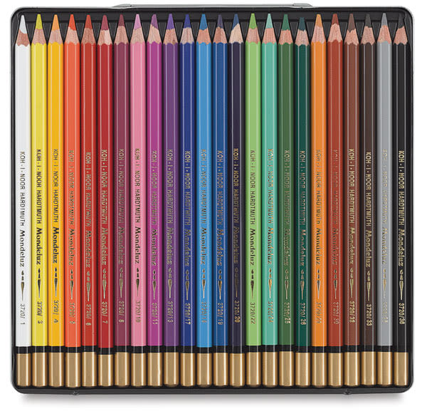 Koh-I-Noor Mondeluz Aquarelles Watercolor Pencil Set - Assorted Colors ...