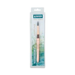 synthetic squirrel princeton neptune brush round travel series