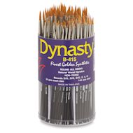 Dynasty Finest Golden Synthetic Brushes and Sets