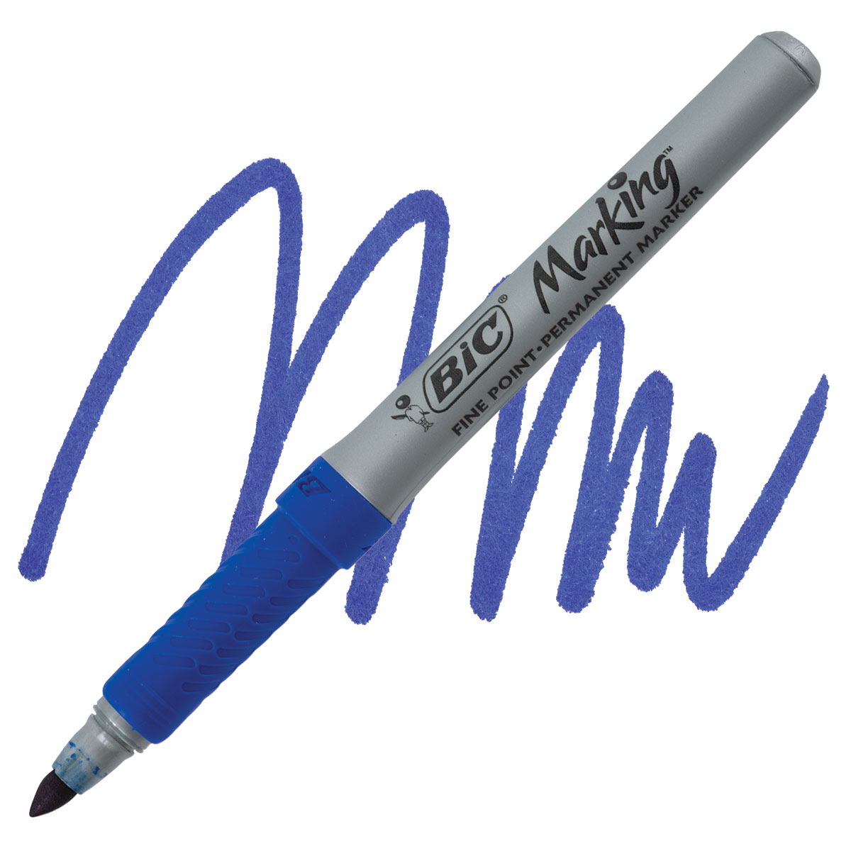 Bic Mark-It Color Collection Permanent Marker - Fine Point, Blue