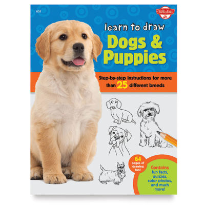 Learn to Draw Dogs & Puppies - Front cover of Book