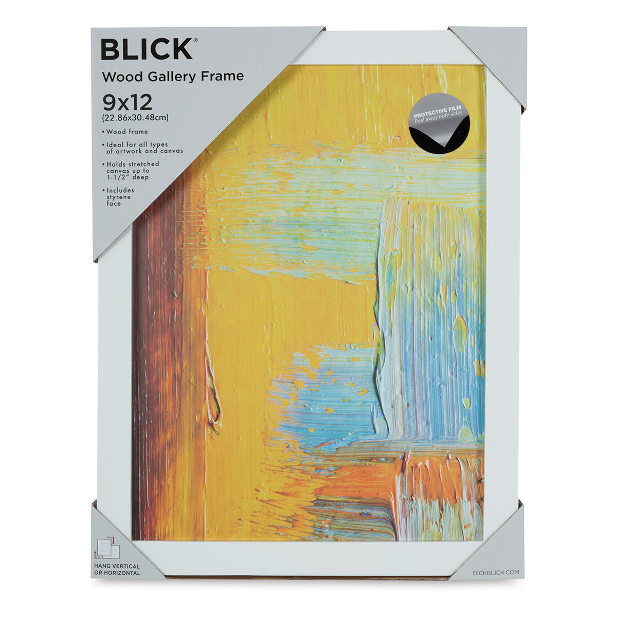 Blick Wood Gallery Frame - White, 8 x 10
