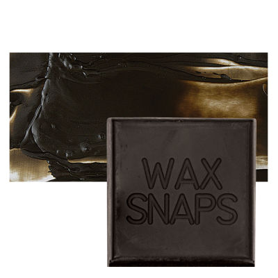 Enkaustikos Wax Snaps Encaustic Paints - Raw Umber, 40 ml cake