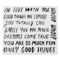 Rico Design Iron-On Lettering Patch - Black