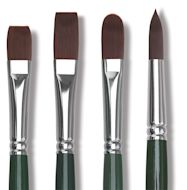 Silver Brush Ruby Satin Synthetic Brushes and Sets