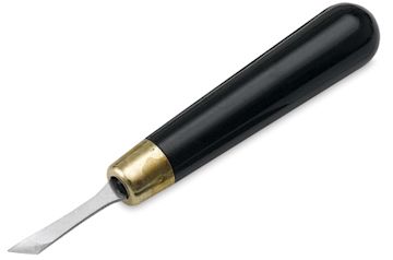 Open in modal - RGM Linoleum Knives -Left Angle view of Chisel 306