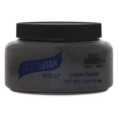 Graftobian Black Soot Powder - Front of 5 oz Jar
