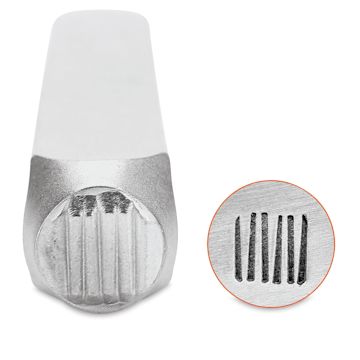 Open in modal - ImpressArt Design Stamp - Vertical Lines, 6 mm