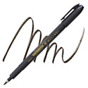 Zebra Zensations Fude Brush Pen - Medium, Black