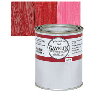 Gamblin Artist's Oil Color - Quinacridone Red, 16 oz Can