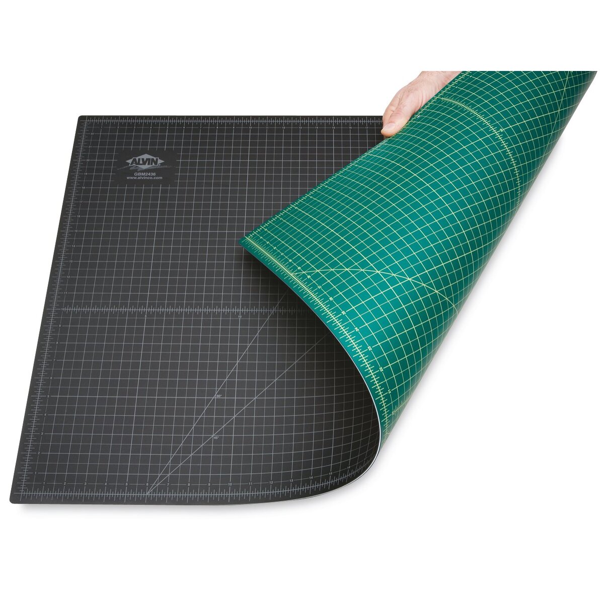 Alvin Cutting Mat - 24 x 36, Green/Black