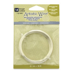 Beadalon Artistic Wire Aluminum Craft Wire - Silver, Tarnish Resistant, 14 Gauge, 10 ft