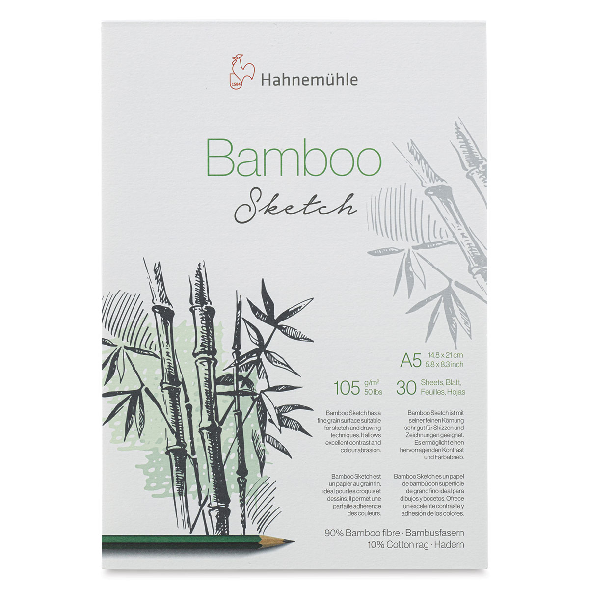 Sketchbook for Drawing and Mixed Media - Bamboo