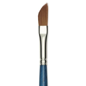 Open in modal - Silver Brush BelleAqua Brush - Dagger, Short Handle, Size 1/4", close-up