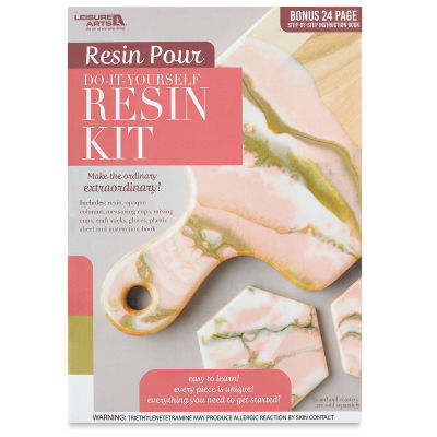 Leisure Arts Resin Pour Kit - Blush (Front of packaging)