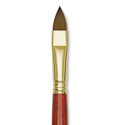 Blick Master Kolinsky Sable Brush - Filbert, Short Handle, Size 14